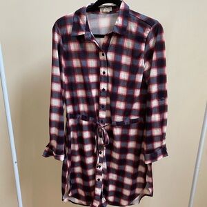 Passport Flannel dress